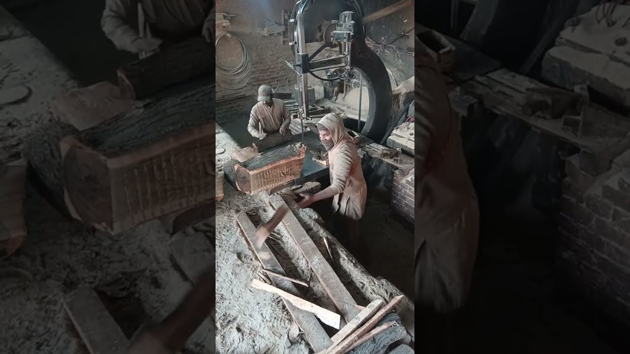 Vintage sawmill is live