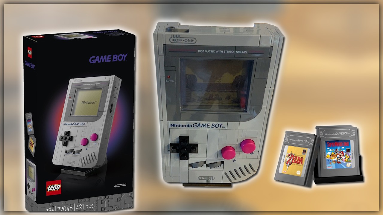 Ich habe den LEGO Gameboy aufgebaut!