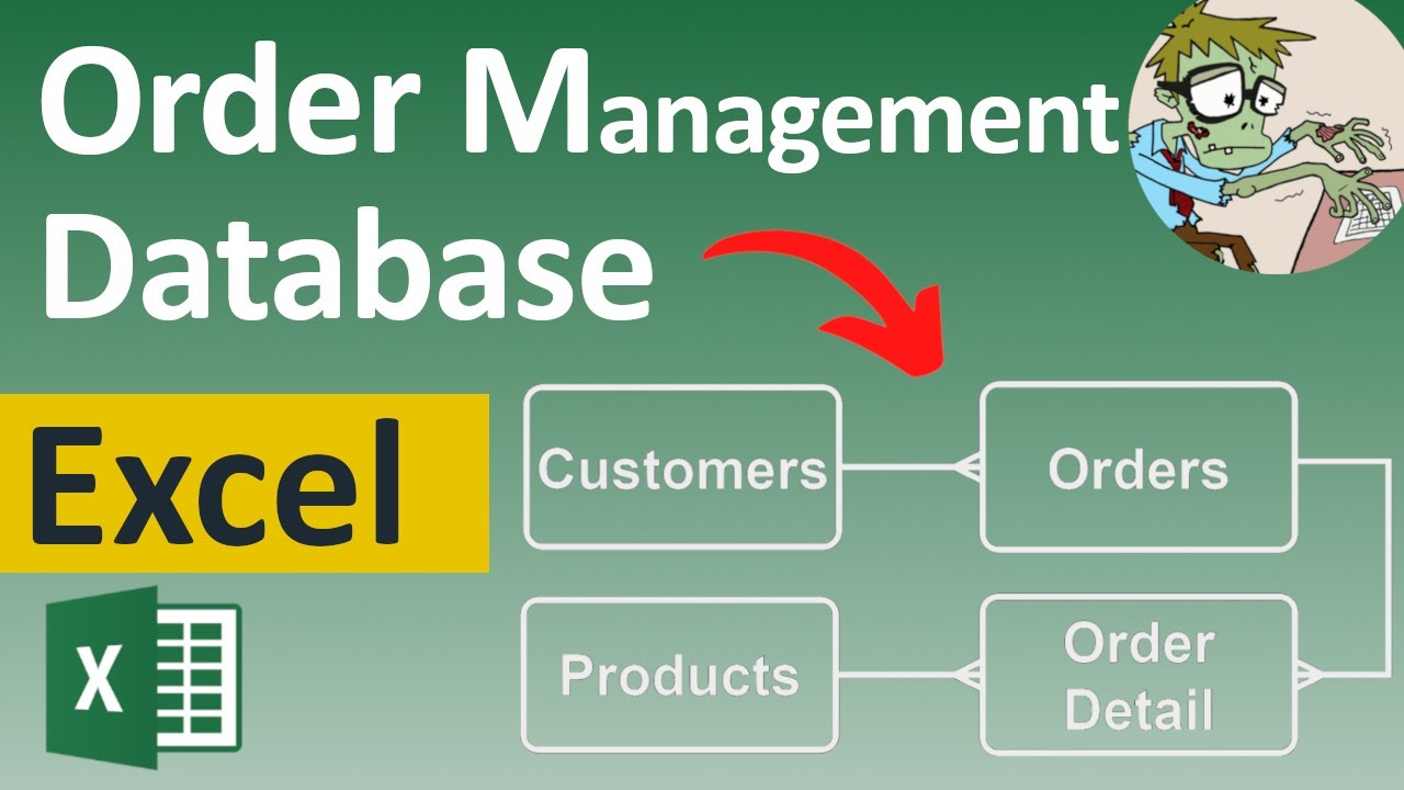 How to Apply SQL Relational Database Design to Excel | Create an Excel Order Management System