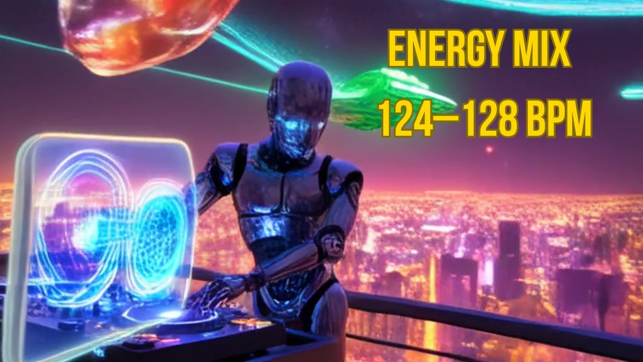 1H Energetic Detroit Techno Mix 💪 124–128 BPM for Workout, Coding