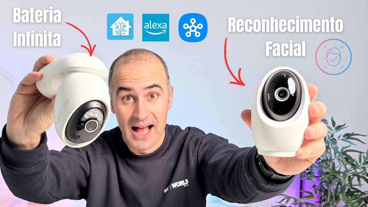 Câmaras WI-FI 4K Solar com reconhecimento facial para as nossas casas inteligentes | Home Assistant