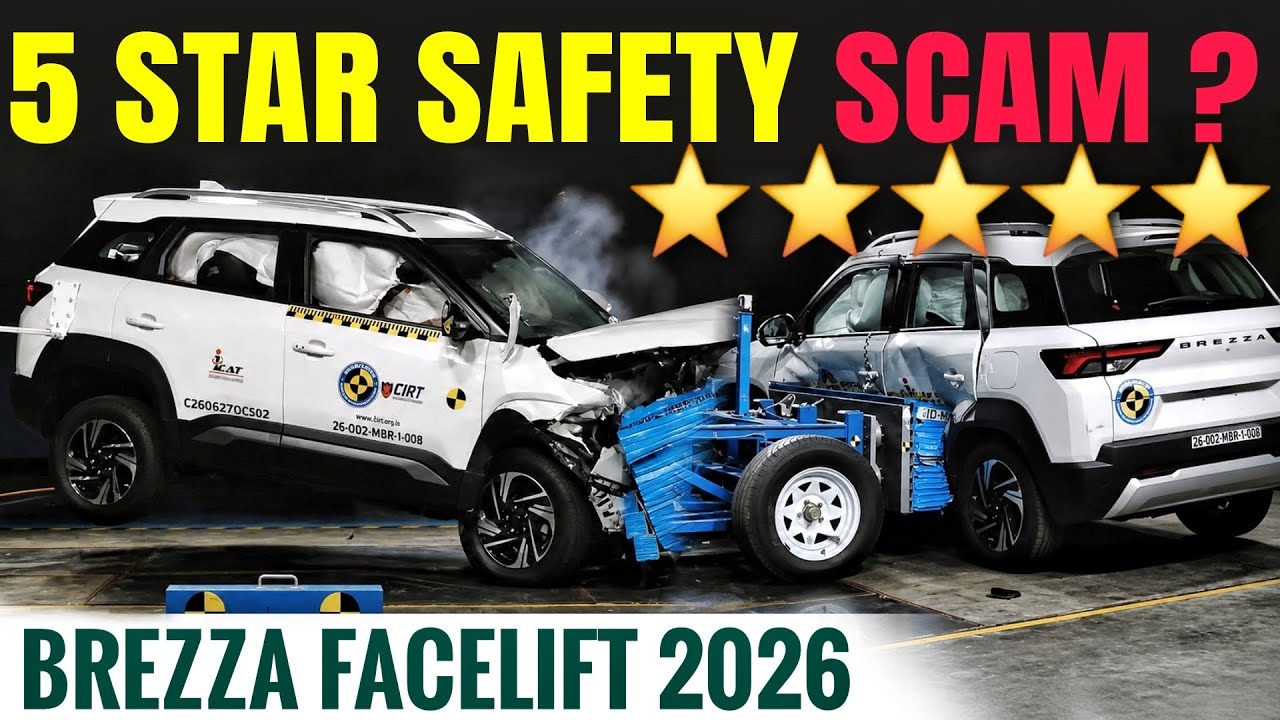 New Brezza Facelift 2026 Crash Test - Scam? | Brezza Facelift 2026 Cng | Maruti Brezza Facelift 2026