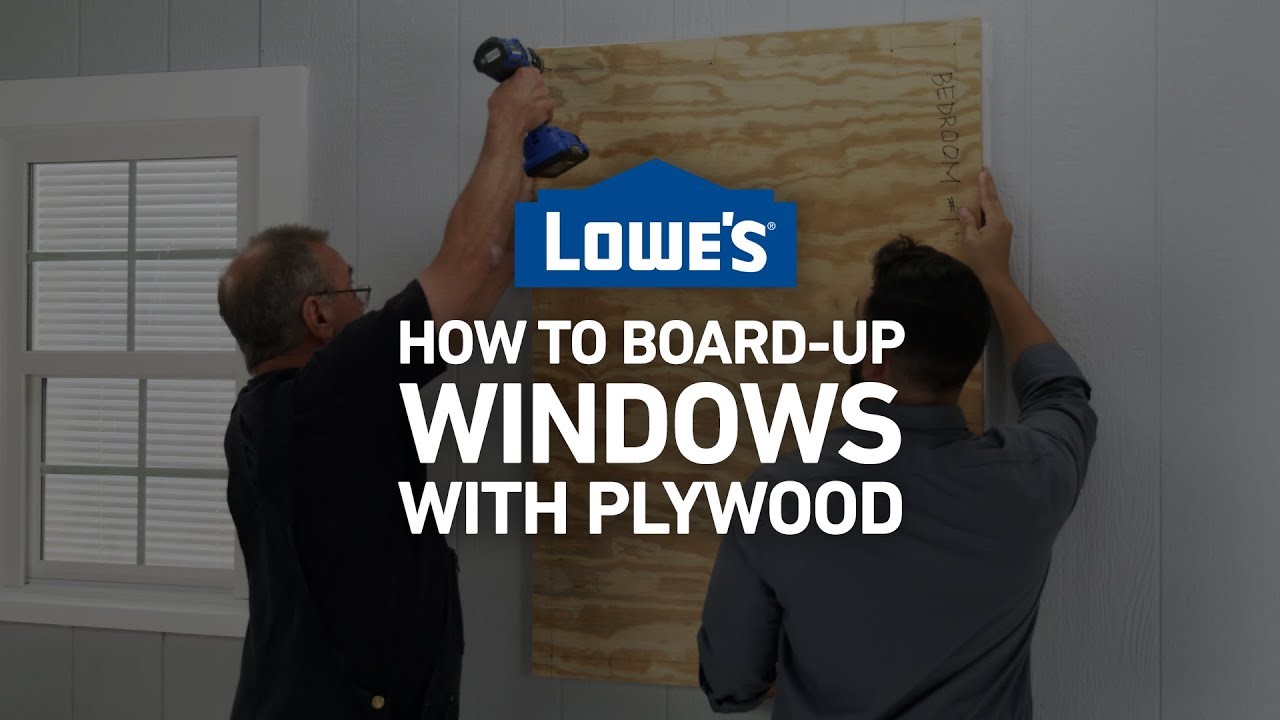 How To Board Up Windows with Plywood | Severe Weather Guide