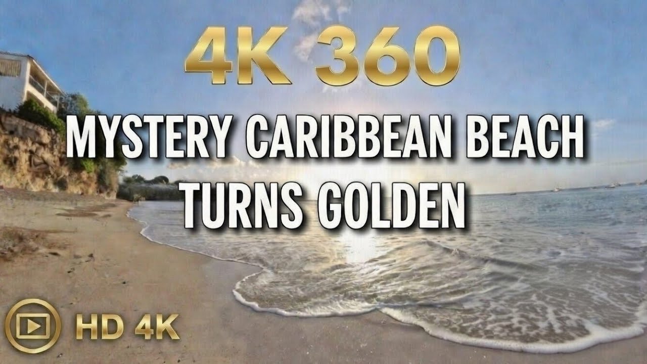 Caribbean Sunset Magic in 4K 360° – Stunning Beach Day to Golden Hour Bliss