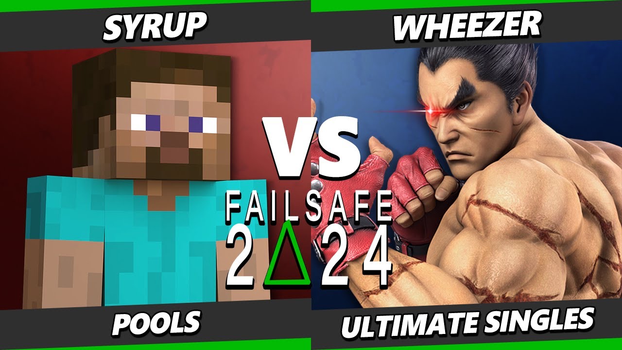 Failsafe Winter 2024 - Syrup (Steve) Vs. Wheezer (Kazuya) Smash Ultimate - SSBU