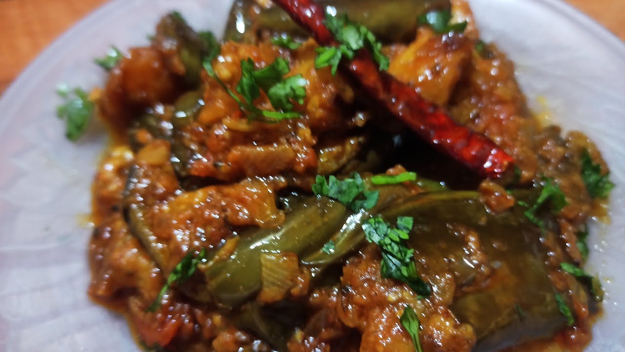 Baigan ki khathi-mithi ki sabzi.......