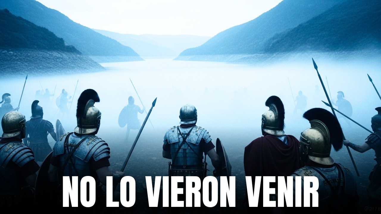 Batalla del LAGO TRASIMENO (217 a.C.); 15,000 romanos MASACRADOS en tres horas