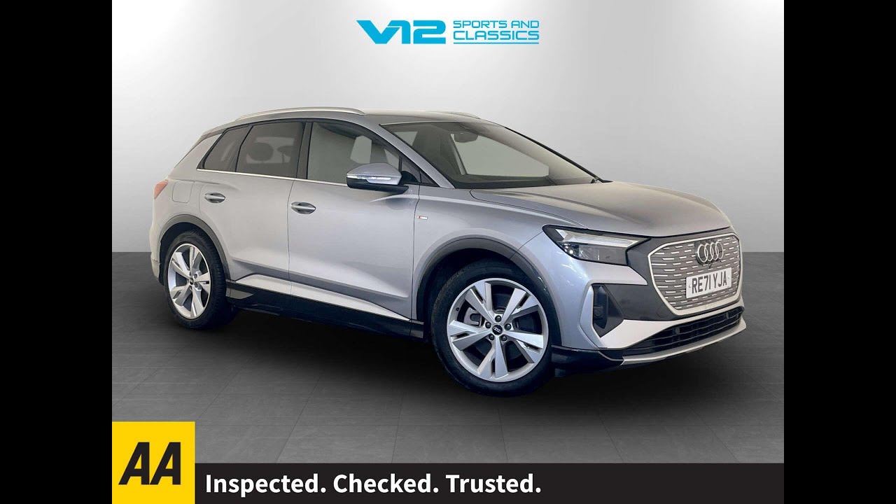 Audi Q4 e-tron 40 S line SUV 5dr Electric Auto 82kWh (204 ps)