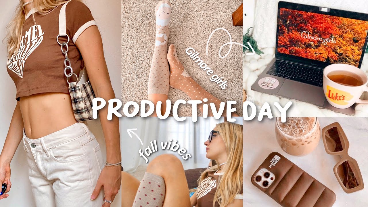 PRODUCTIVE DAY IN MY LIFE | fall vibes, cooking and netflix 🍂🐿🥐