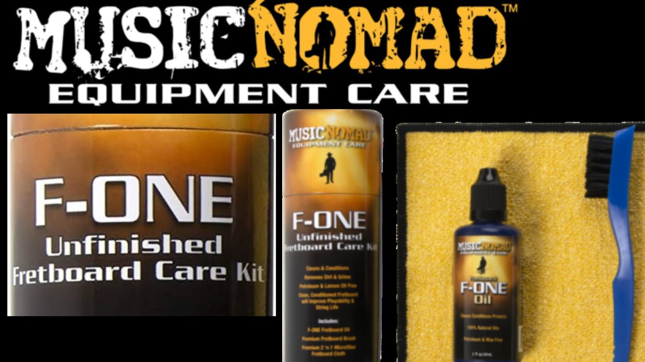 Cleaning a Dirty Guitar Fretboard with Music Nomad's Unfinished Fretboard Care Kit with F-One Oil