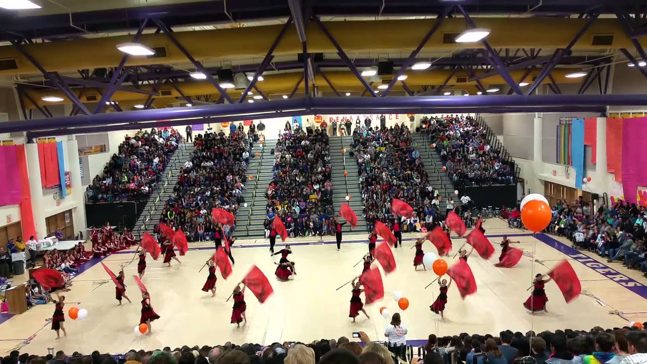 Lemoore High School Winterguard - 2016 Renaissance Rally