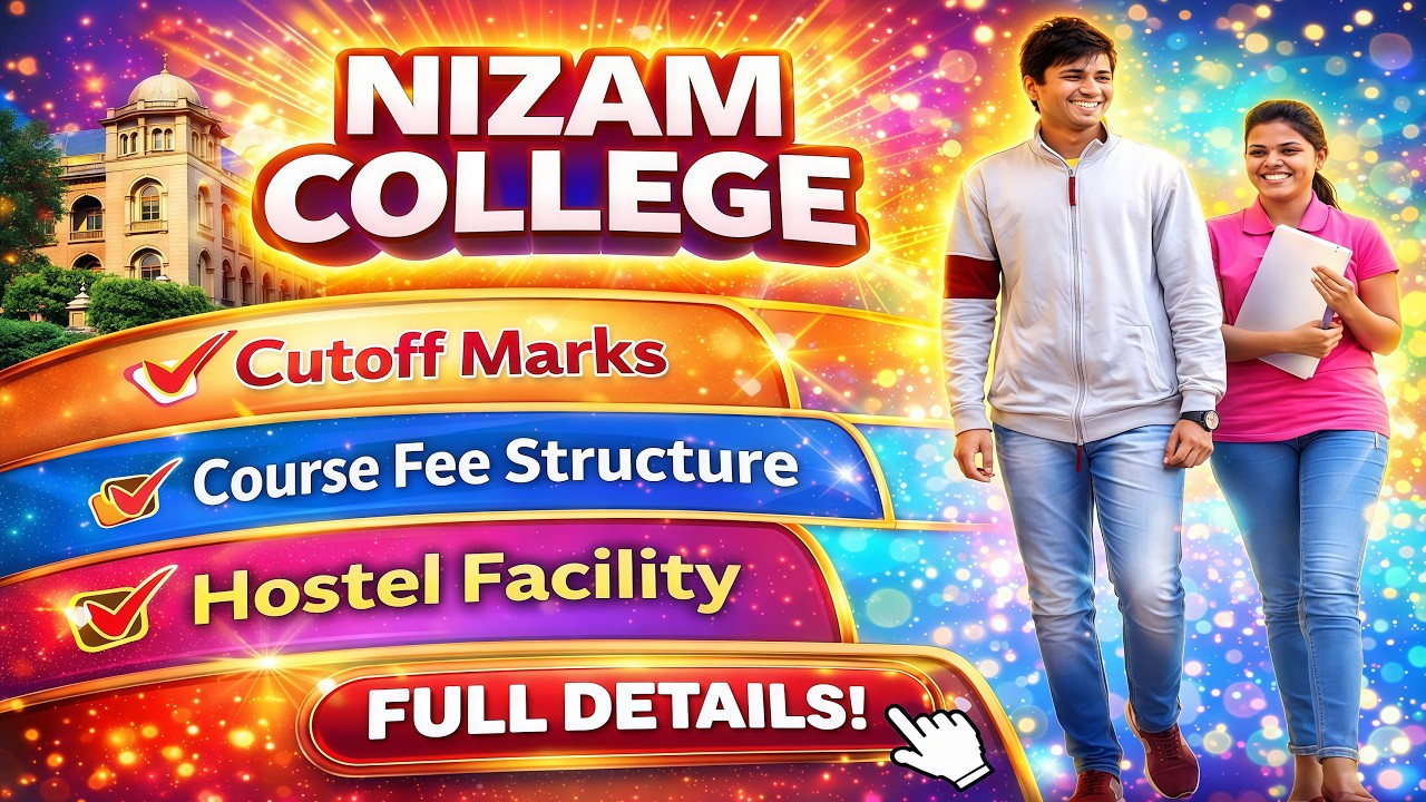 Nizam college hyderabad||Nizam college cutoff marks||nizam college||top degree colleges in telangana
