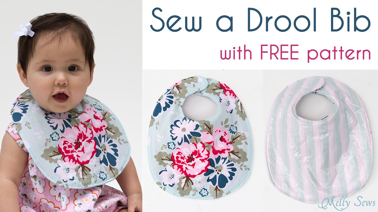 Sew a Baby Bib - Make a drool bib