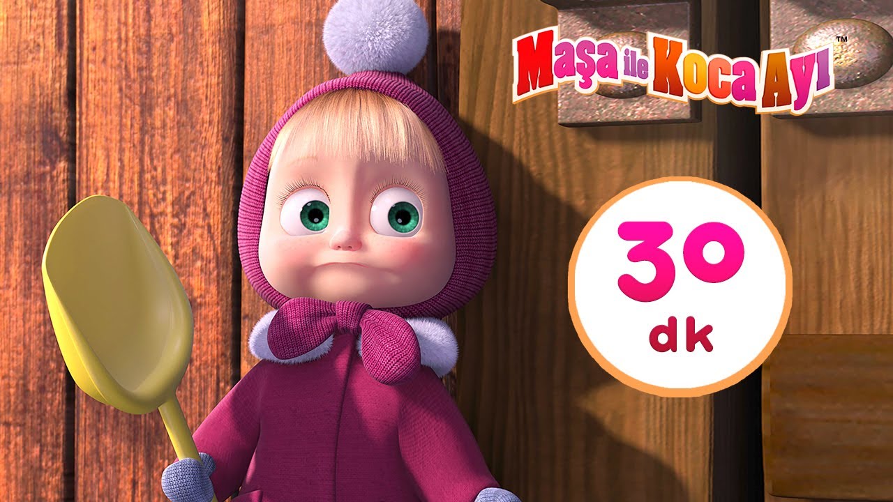 Maşa İle Koca Ayı -  🤡 Yılda Bir 🐧  Paket 9 🎬 30 dk