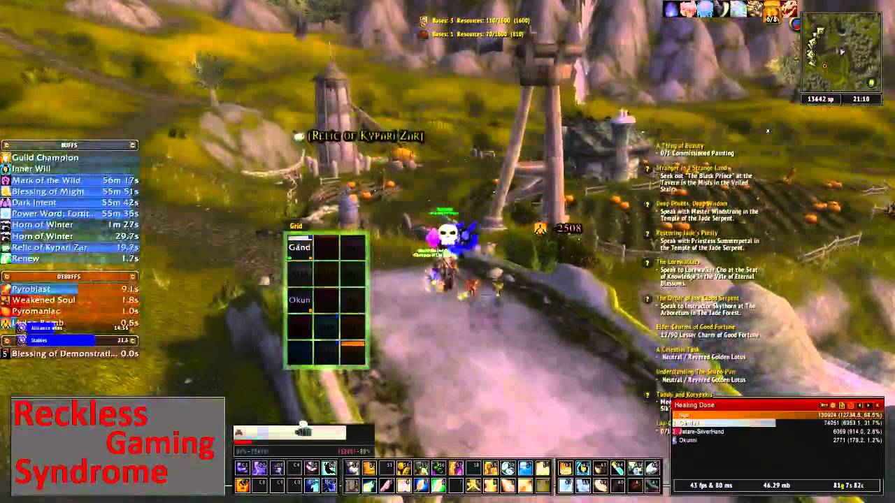 World of Warcraft Level 90 BattleGrounds Havin' Fun
