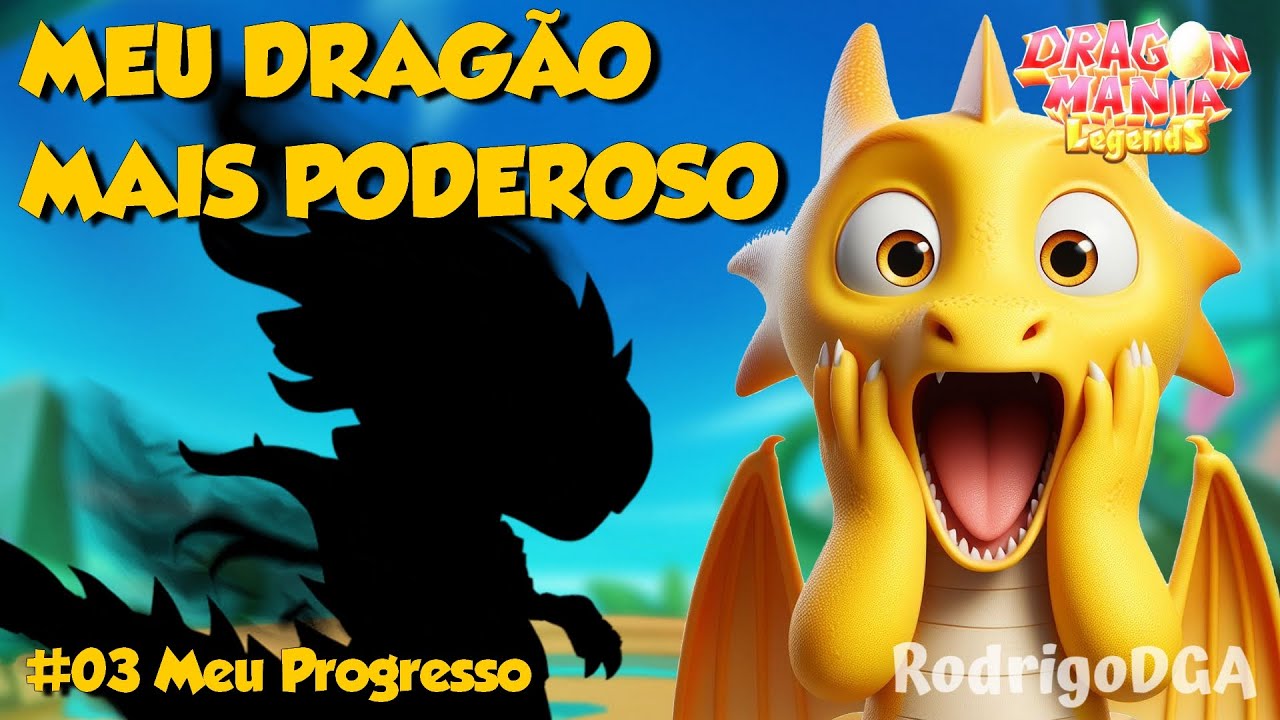 MEU DRAGÃO MAIS PODEROSO NASCEU NO DRAGON MANIA A LENDA