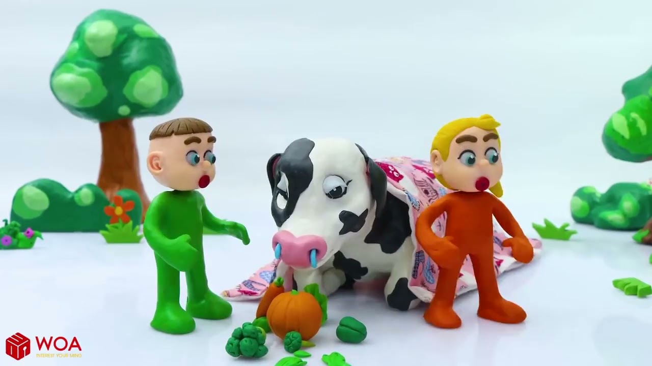 SUPERHERO BABY MOTHER CARE PUMPKIN PLAYHOUSE 💖 Play Doh Stop Motion Cartoons