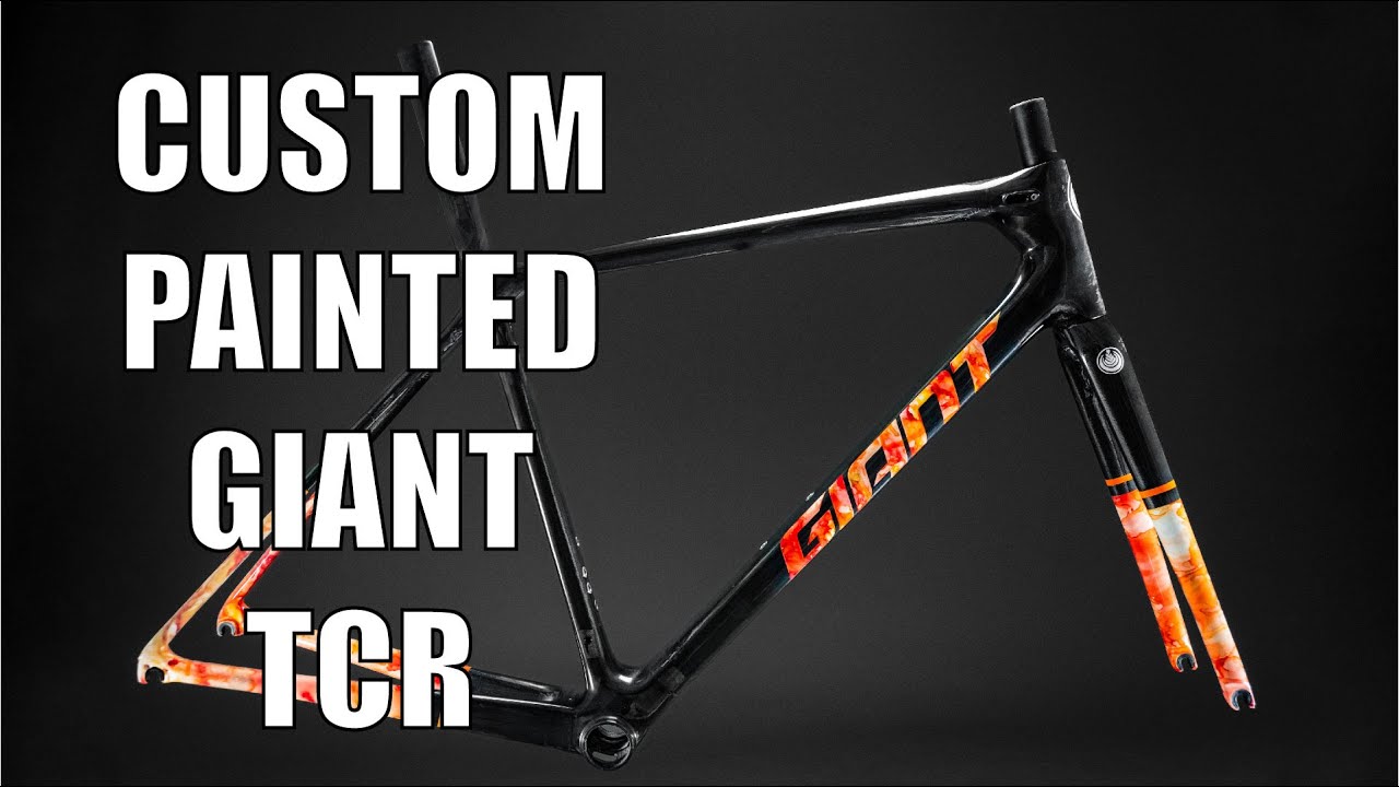 How to custom paint alcohol ink bike frame!