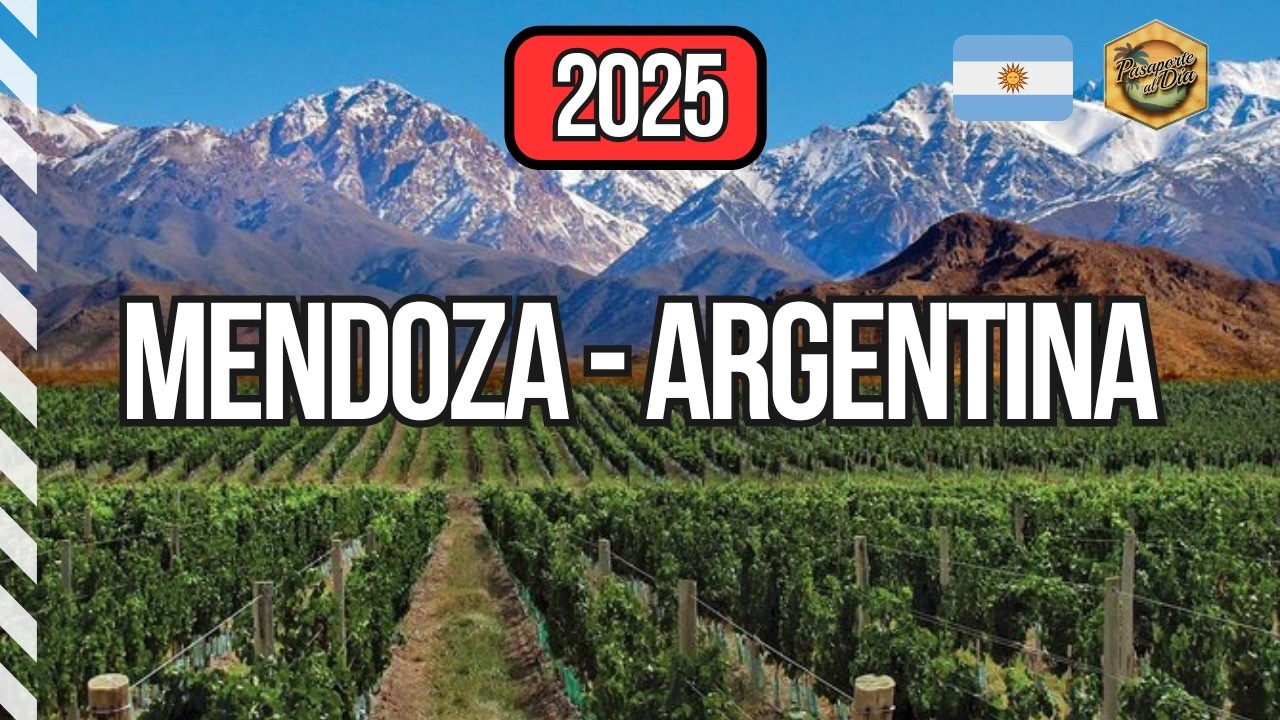 [2025] Mendoza 🇦🇷 Qué hacer 🏔️ Imperdibles ✅ Argentina [4K]