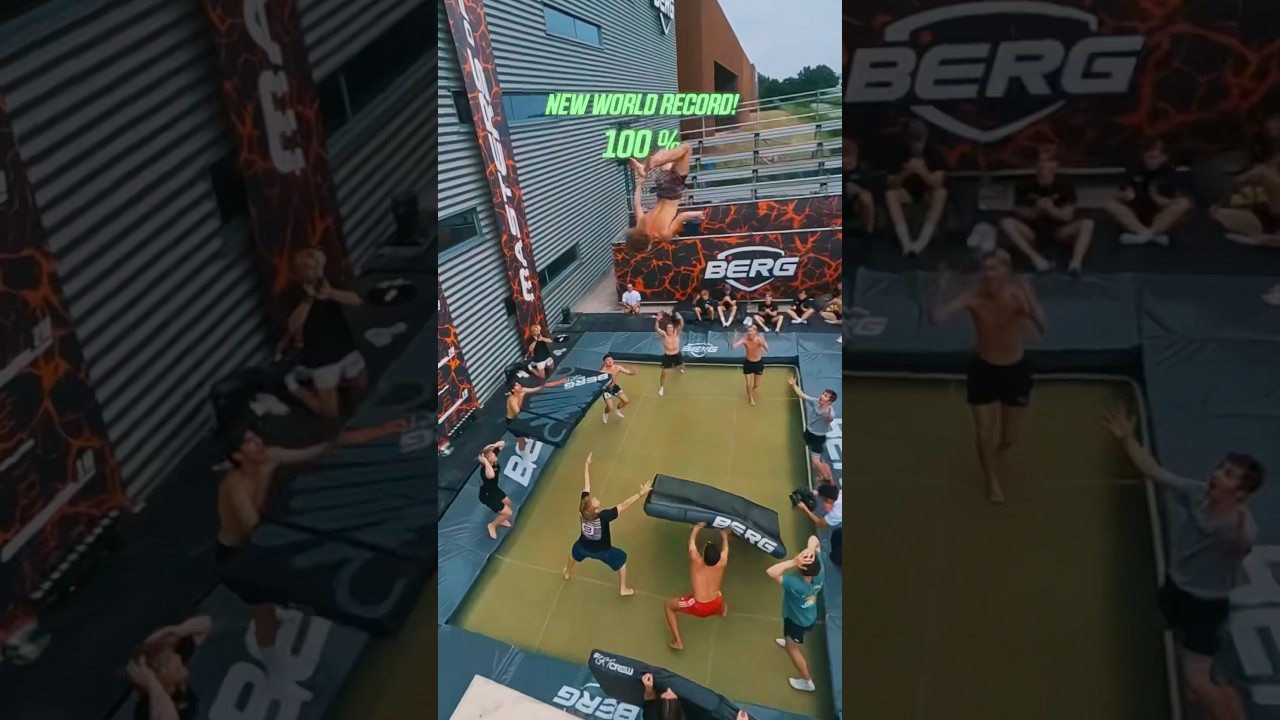 BREAKING WORLD RECORDS🤯🚀 #bergrecordbreakers #bergmastersofbounce