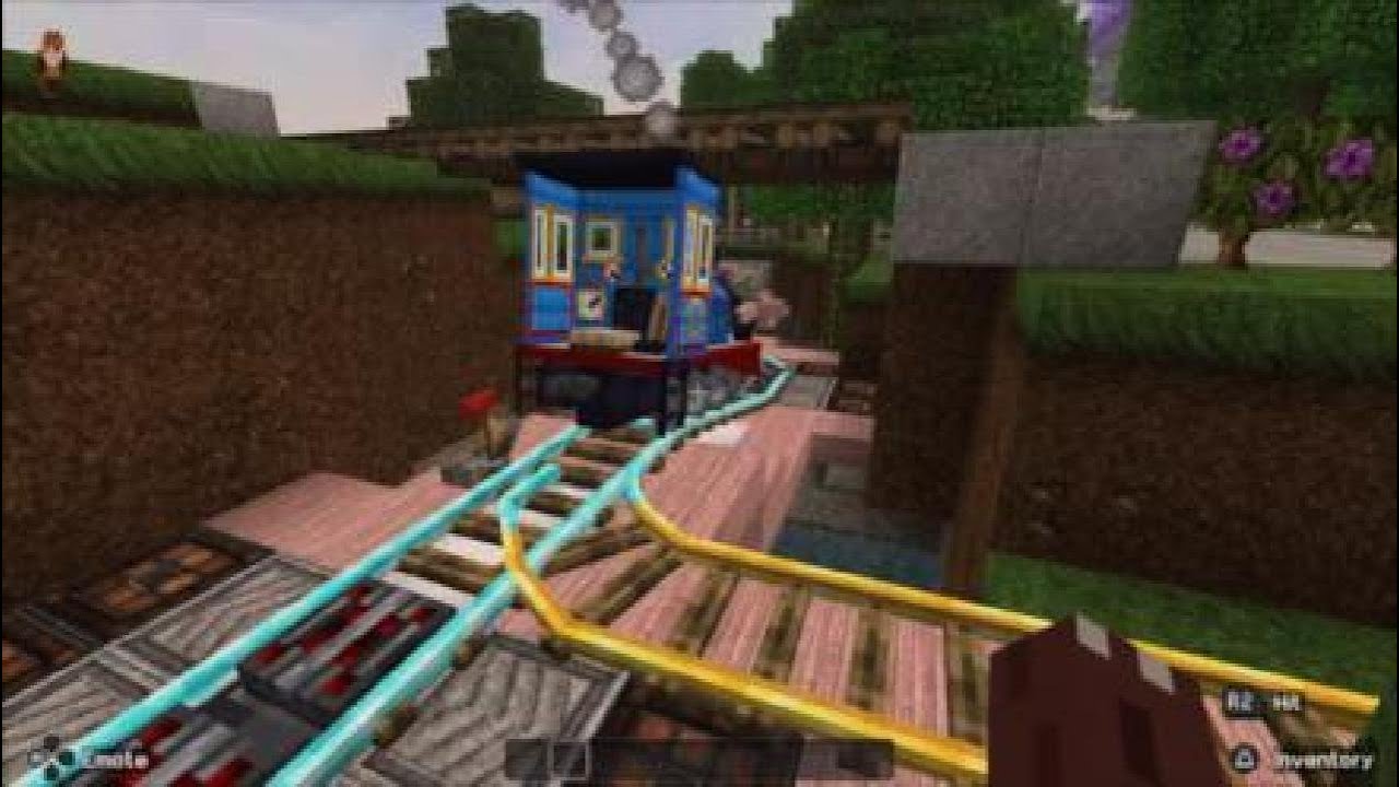 Automatic Bridge over shipping lane- podcrash trains & boats- my minecraft world