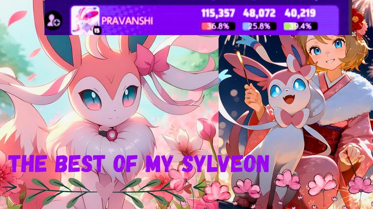 Sylveon Moments 😱🫣😁 @pokemonunite #sylveon #pokemon #trending #evee #pravanshisunite