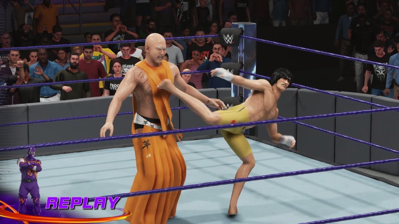 WWE 2k19 Bruce Lee vs. Scholin