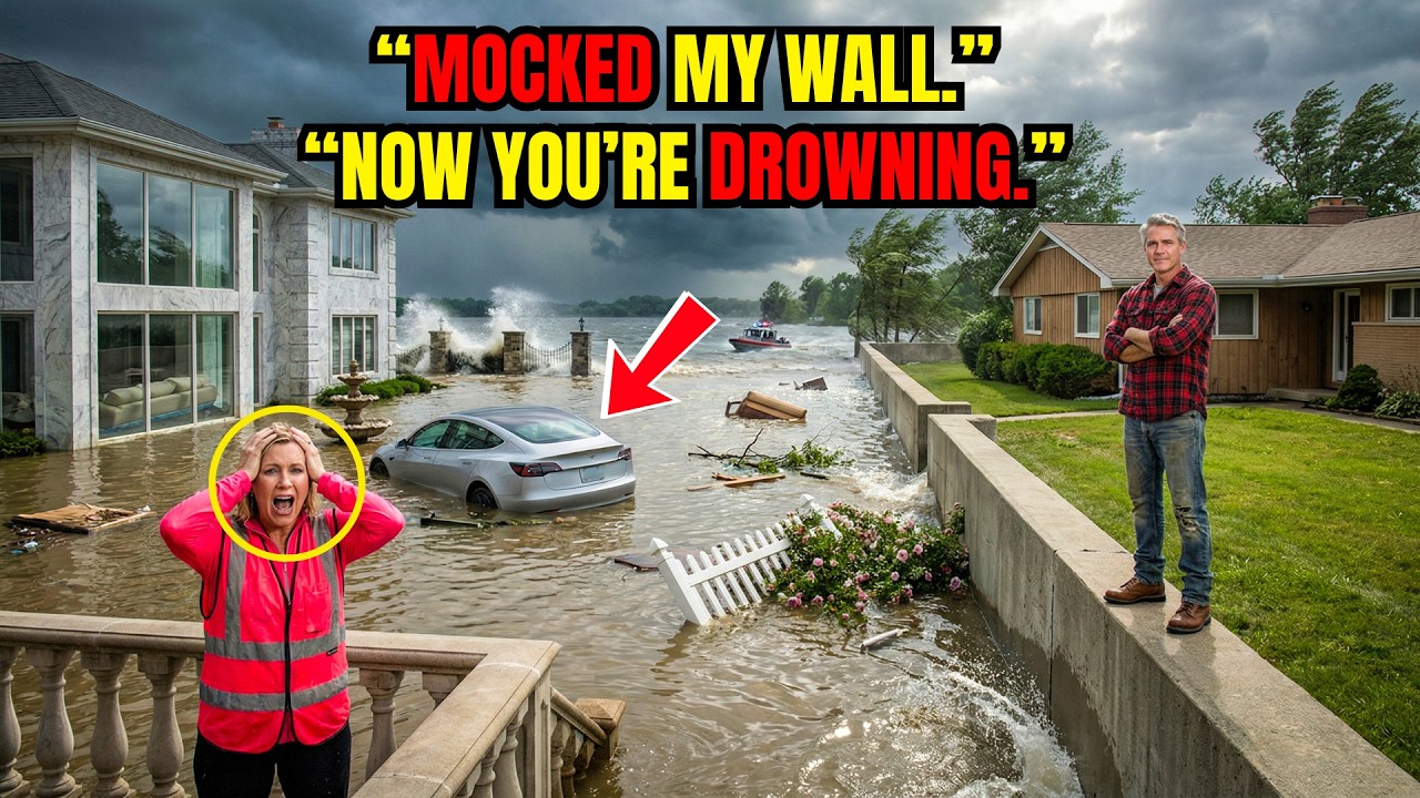 HOA Mocked My Ugly Flood Wall & Fined Me—Then the Storm Hit and Their Mansions Became Swimming Pools