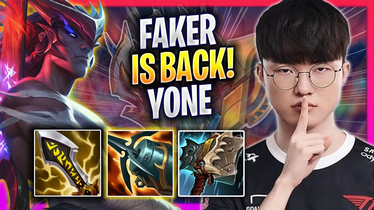 FAKER IS BACK TO KOREA SOLOQ WITH YONE! - T1 Faker Plays Yone MID vs Twisted Fate! | Season 2023