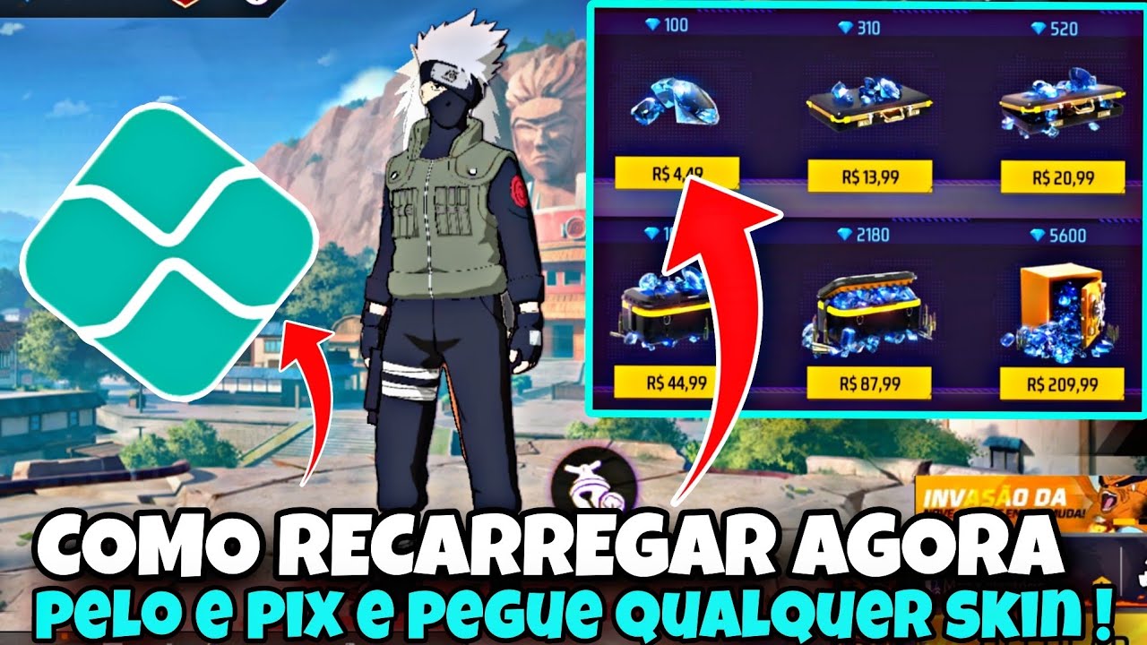 COMO RECARREGAR DIAMANTE NO FREE FIRE PELO PIX ! COMO FAZER RECARGA NO FREE FIRE PELO PIX ! COMPRAR