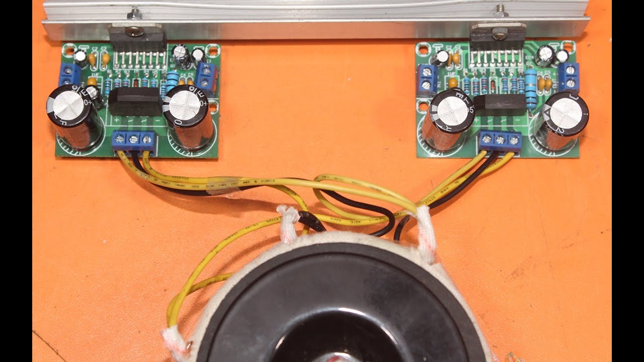 how to make amplifier using TDA7293