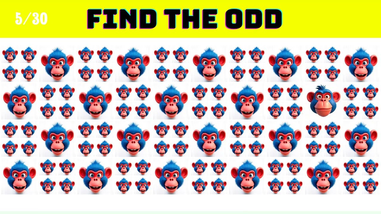 🧠 Find the Odd One Out | Can You Spot It?