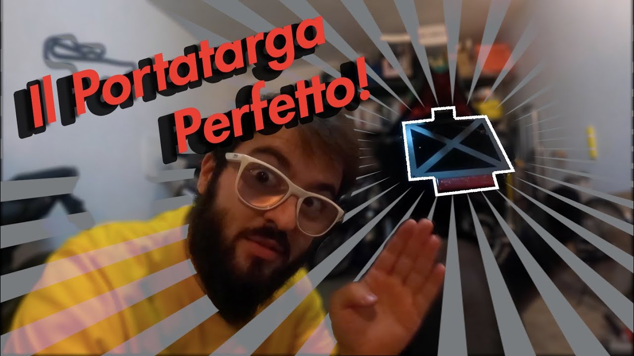 Ho Creato il Portatarga Perfetto per l'Aprilia!