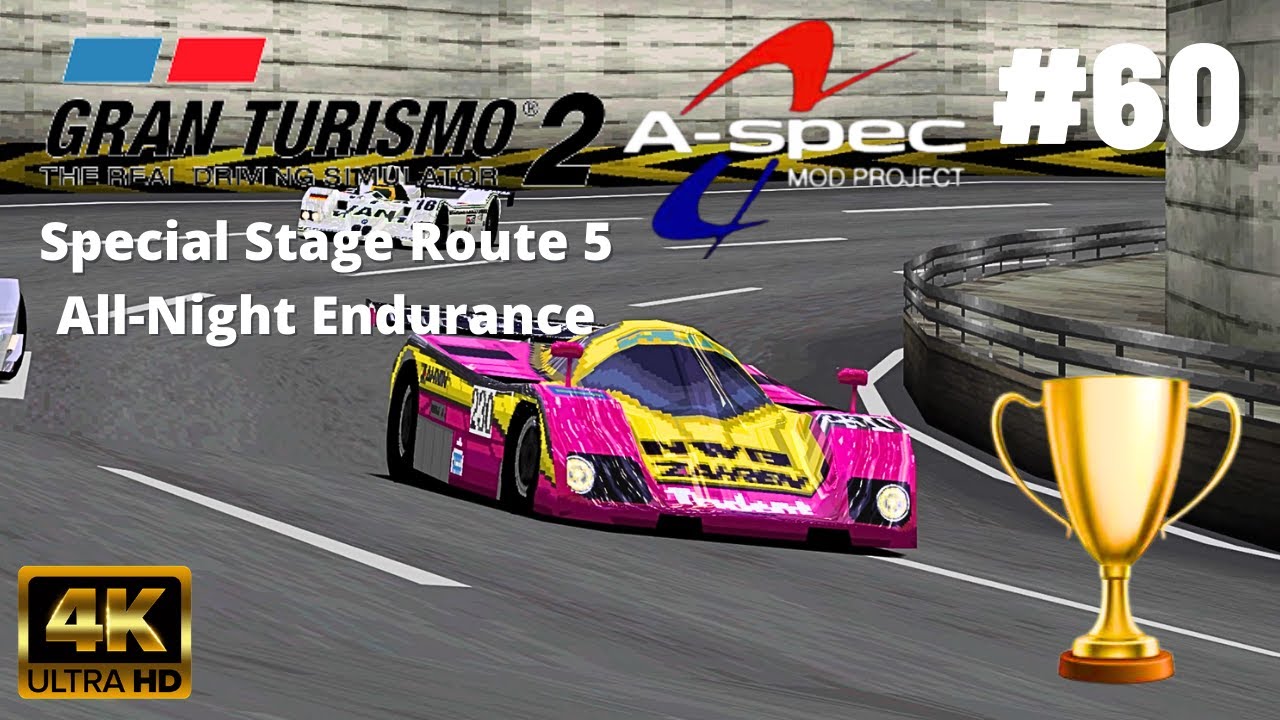 Gran Turismo 2: Project A-Spec [Mod][4K60] - Part #60 - Special Stage Route 5 All-Night Endurance