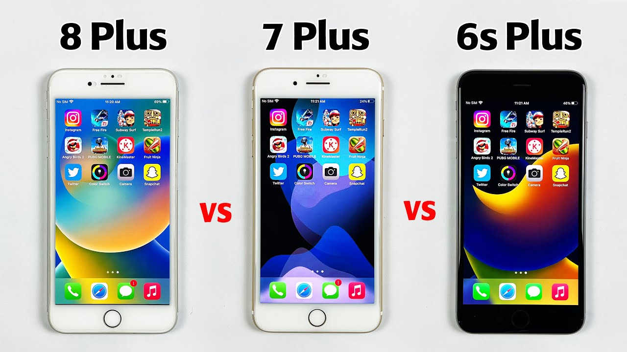 iPhone 8 Plus vs iPhone 7 Plus vs iPhone 6s Plus SPEED TEST in 2023 - Which Should You Buy in 2023 ?