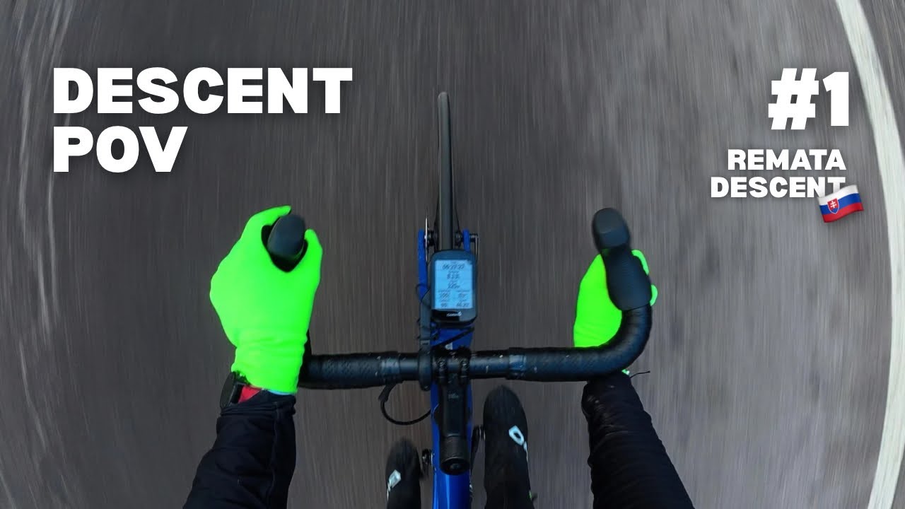 Road Bike Descent POV - Remata (Slovakia) #1