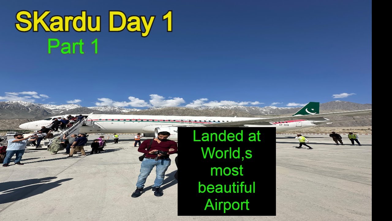 Landed  at worlds most beautiful airport, Day 1 from #skardu to #shigarvalley