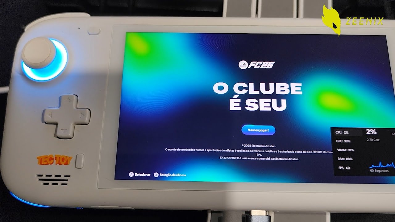 Zeenix Pro rodando FC26