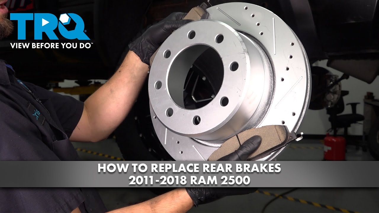 How to Replace Rear Brakes 2011-2018 RAM 2500