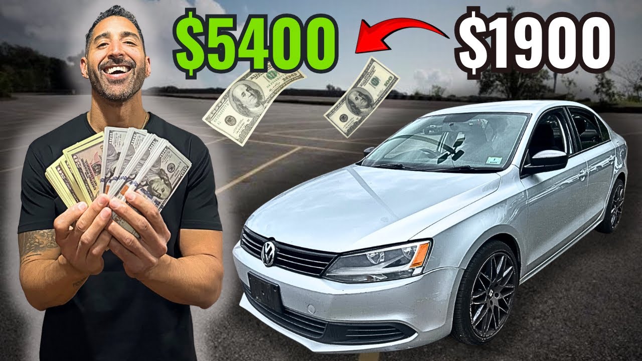 Flipping A Cheap Car From Facebook Marketplace $3000 Profit