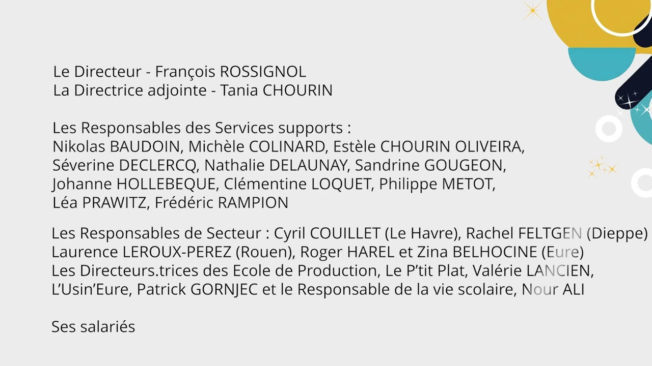 Meilleurs V&oelig;ux 2026 avec Education et Formation !