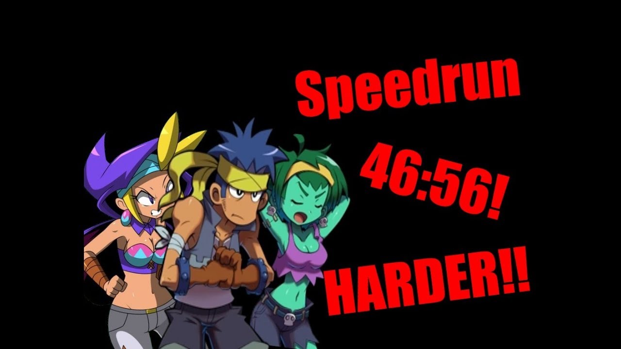 Shantae Half Genie Hero Friends to the end 46:56 (Speedrun and no Squid collection)