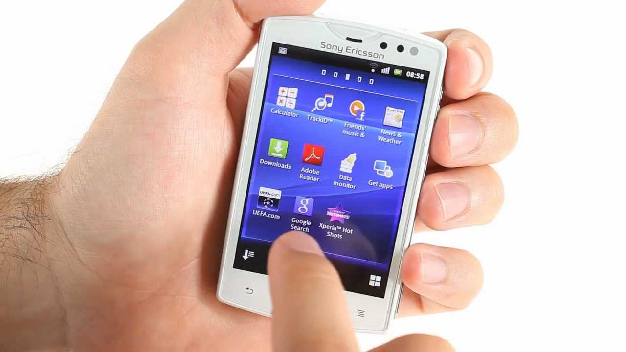 Sony Ericsson Xperia mini user interface demo