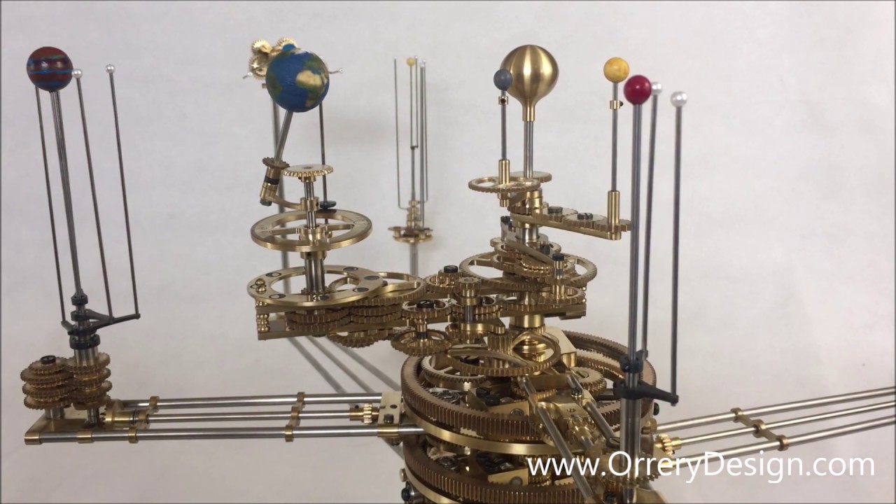 Nine Planet Genesis Orrery