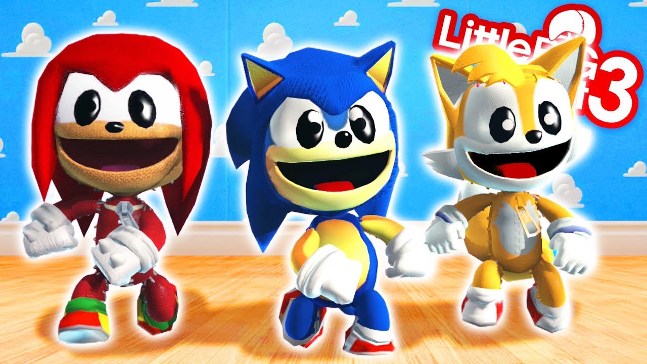 Sonic Knuckles & Tails in The World of Toys - LittleBigPlanet 3 | EpicLBPTime