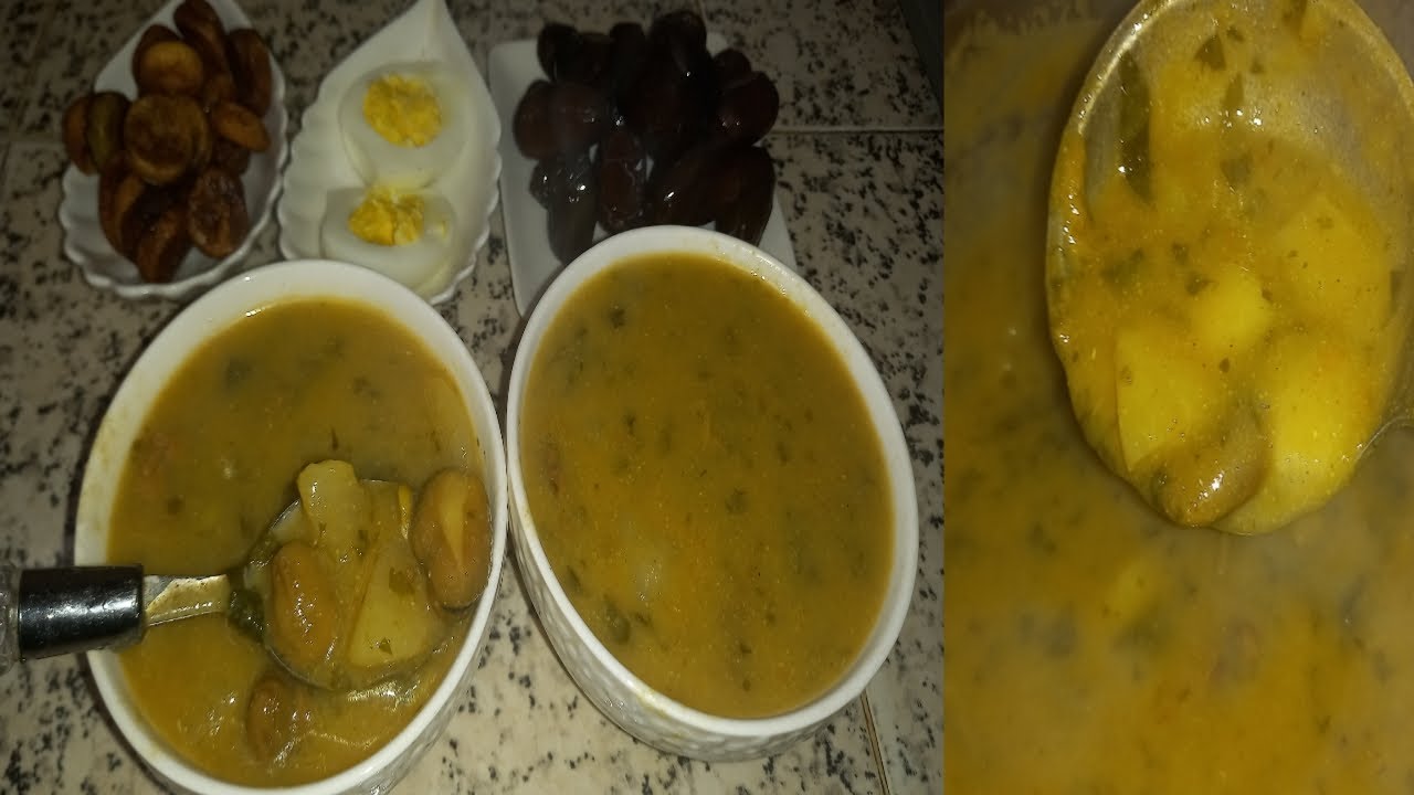 حريرة بلدية بالفول الأخضر واللفت متشبعوش منها رويتها بطحين الدرة جات بنينة جربوها