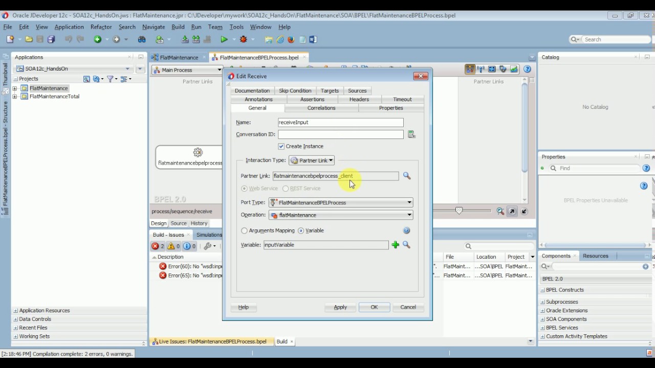 Oracle SOA 12c Correlation Set Example