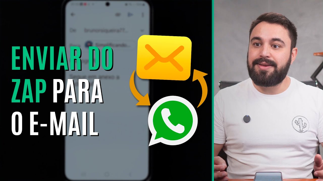 COMO COMPARTILHAR ARQUIVOS DO E MAIL PELO WHATSAPP