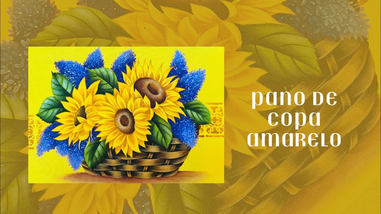 Como pintar no tecido Amarelo da Estilotex