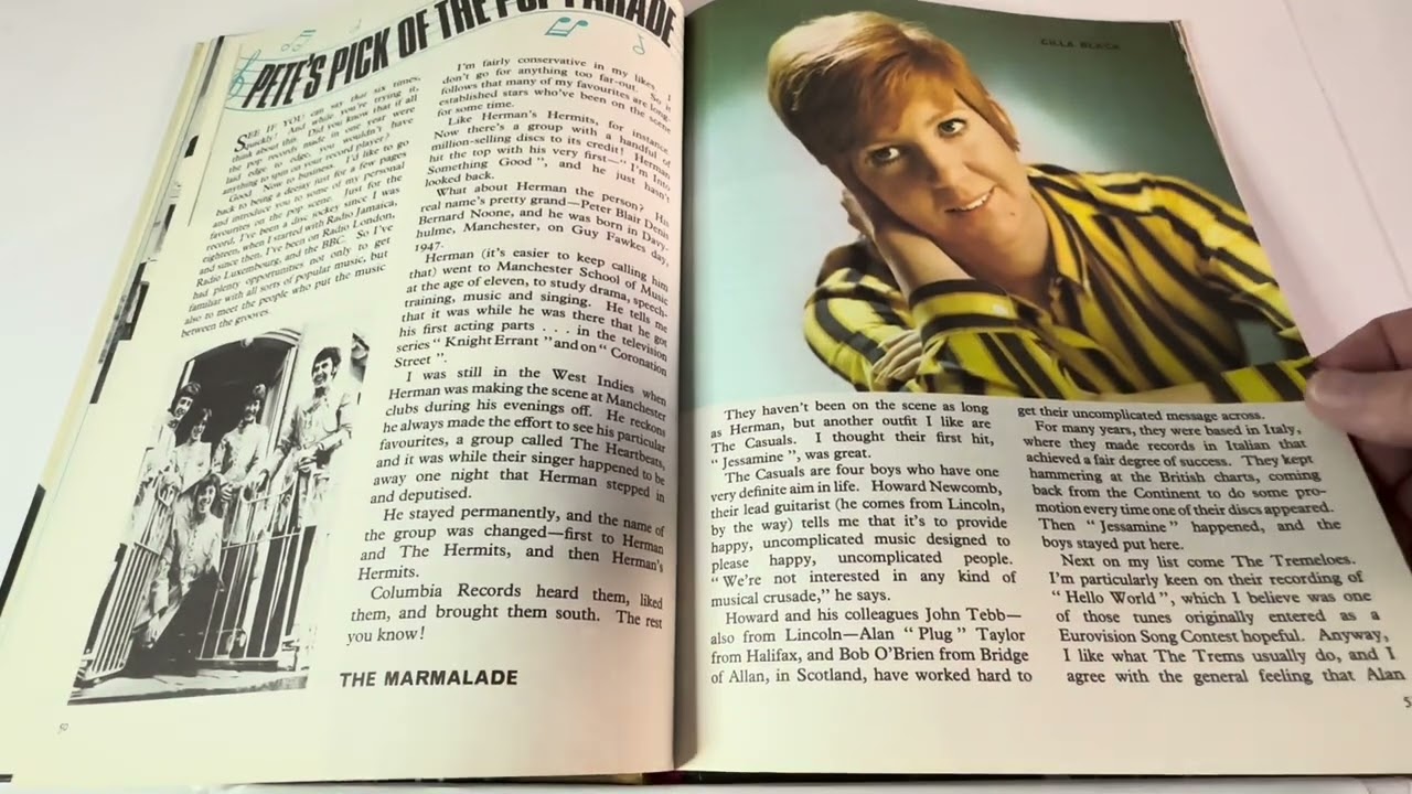 Vintage The Magpie Annual 1969 Based On The Popular Childrens Television Series